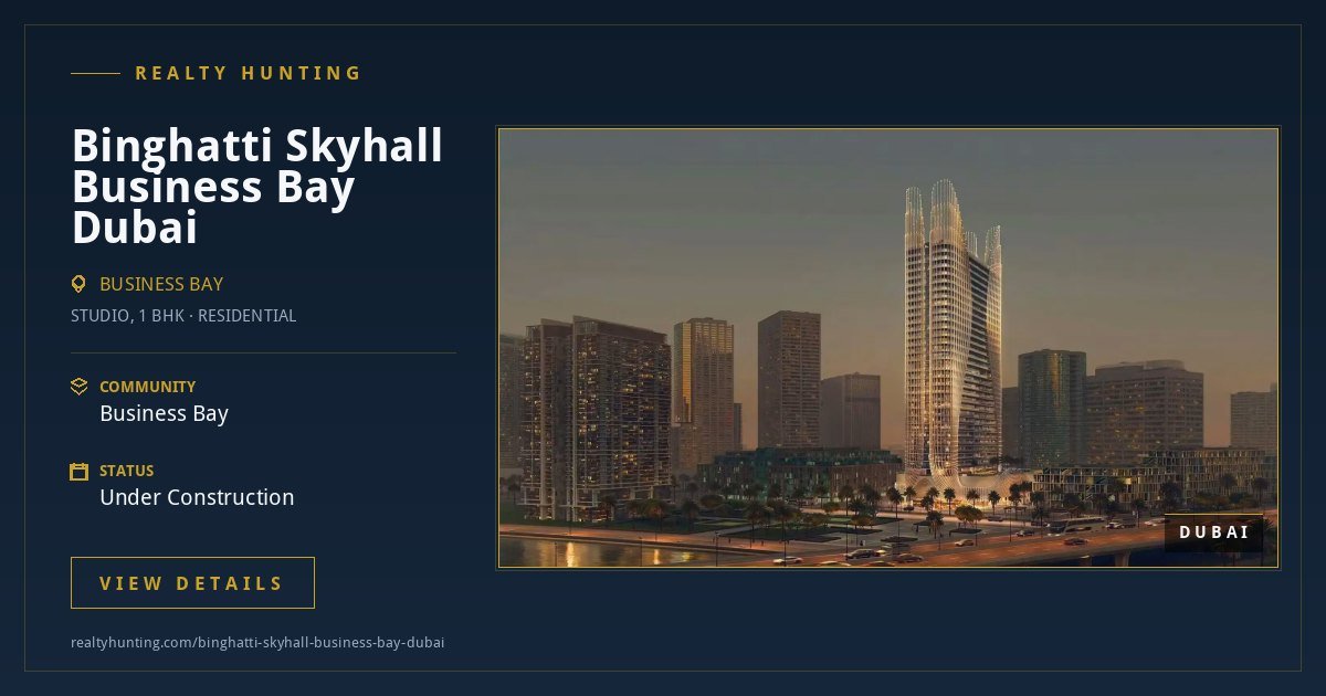 Binghatti Skyhall Business Bay Dubai — photo 4