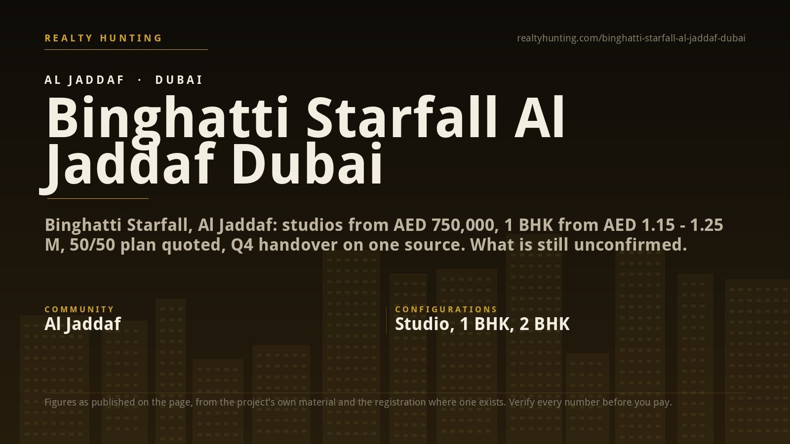Binghatti Starfall Al Jaddaf Dubai