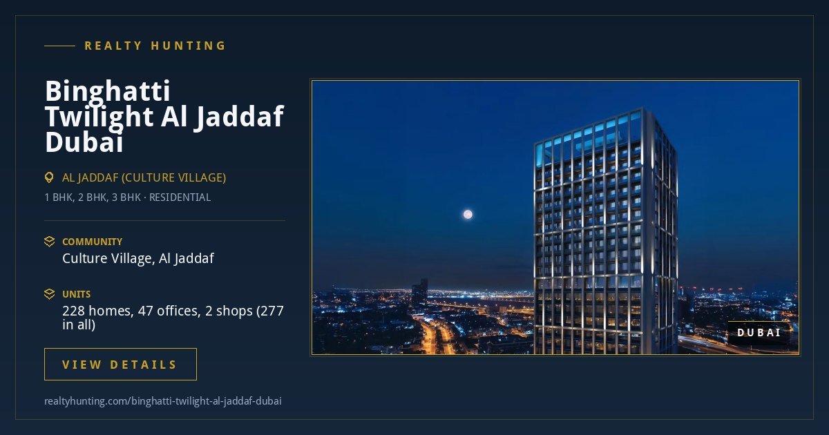 Binghatti Twilight Al Jaddaf Dubai — photo 4