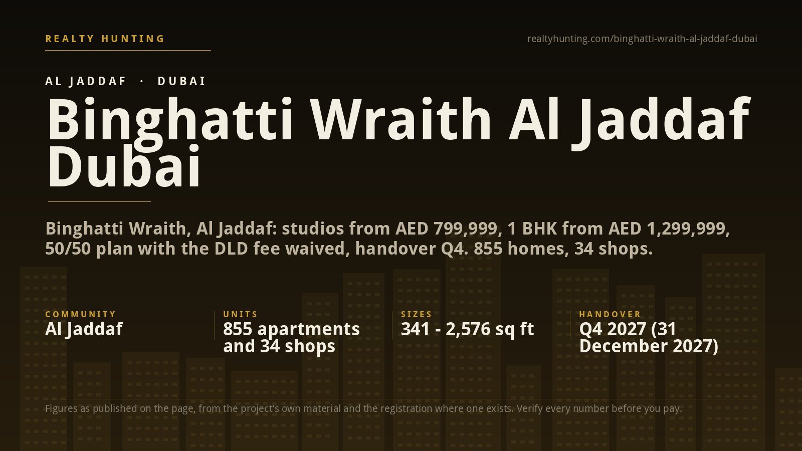 Binghatti Wraith Al Jaddaf Dubai