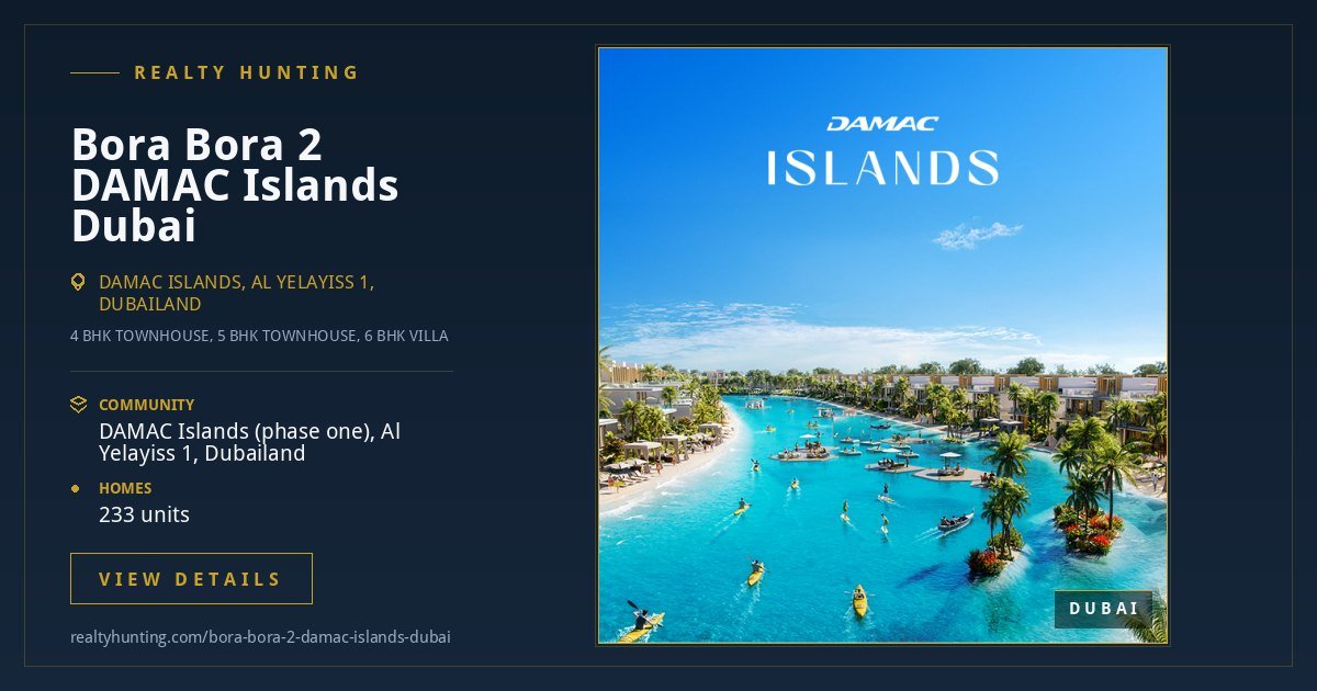 Bora Bora 2 DAMAC Islands Dubai