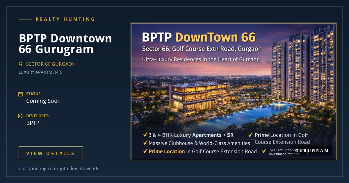 Bptp Downtown 66 in Sector 66 Gurgaon — photo 1