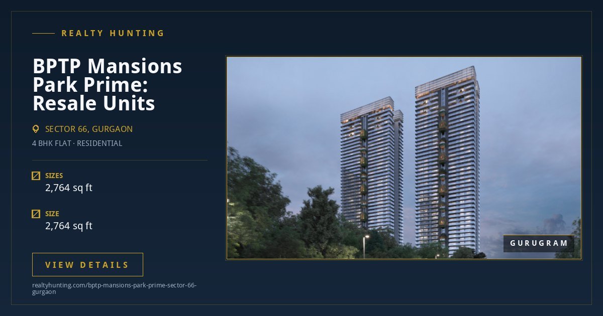 BPTP Mansions Park Prime Sector 66 Gurgaon — photo 2