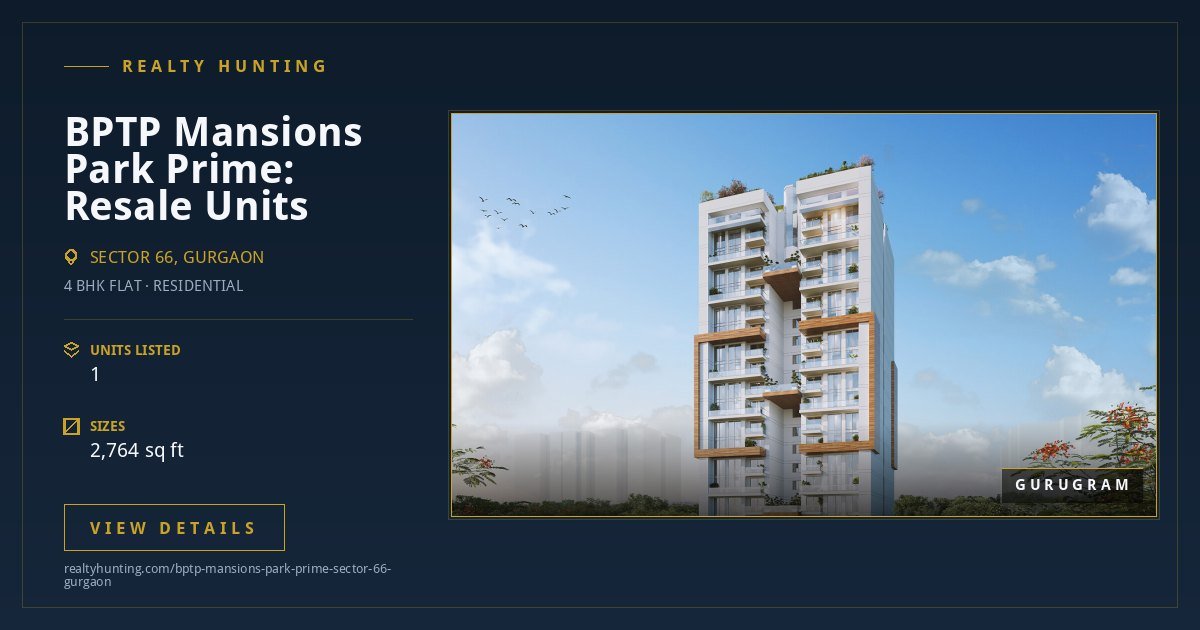 BPTP Mansions Park Prime Sector 66 Gurgaon — photo 4