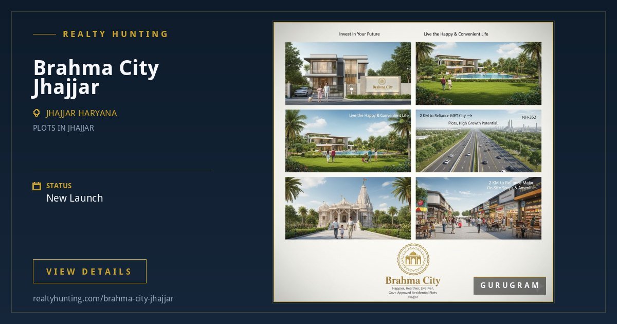 Brahma City Jhajjar | Plots For Sale in Jhajjar — photo 1