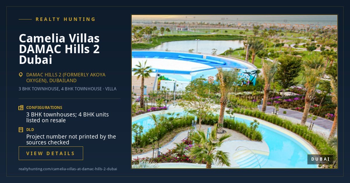 Camelia Villas DAMAC Hills 2 Dubai — photo 4