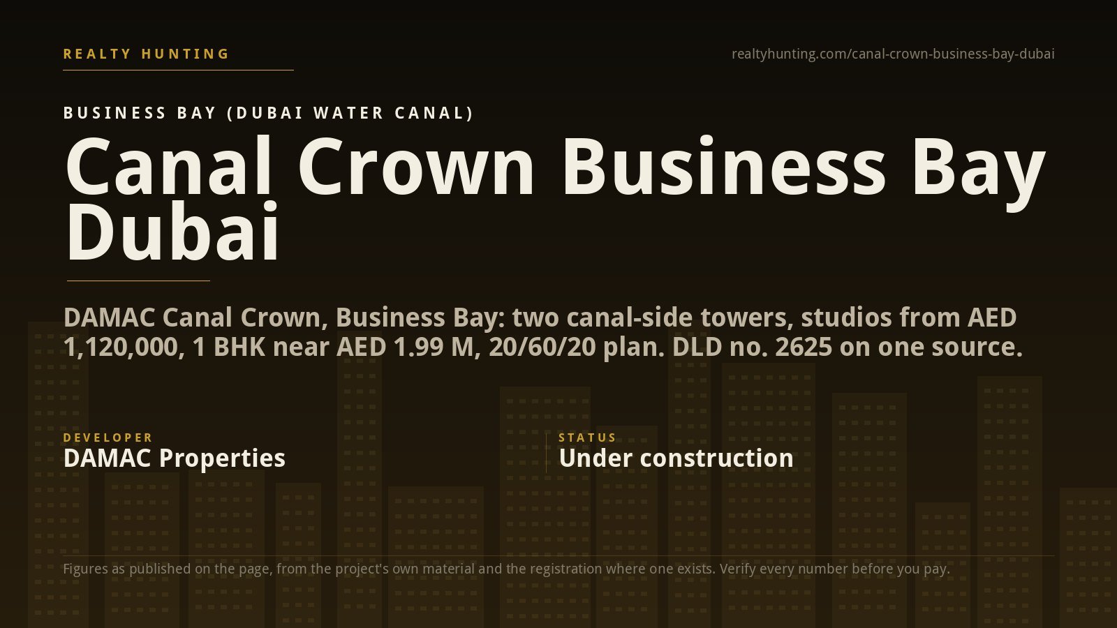 Canal Crown Business Bay Dubai