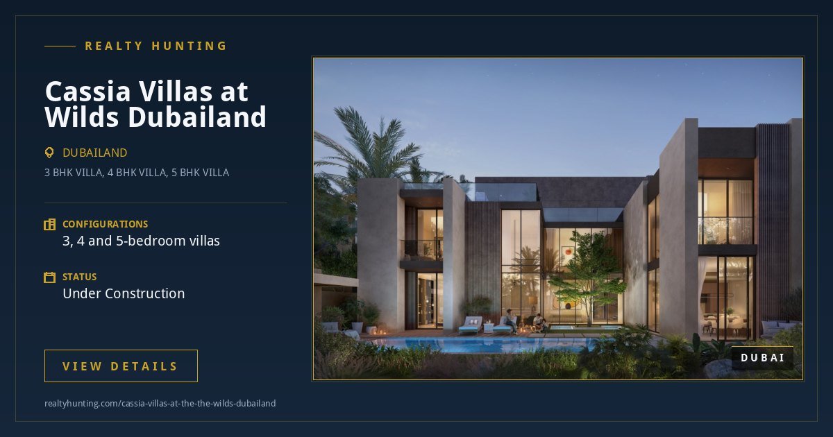 Cassia Villas at Wilds Dubailand Dubai — photo 4