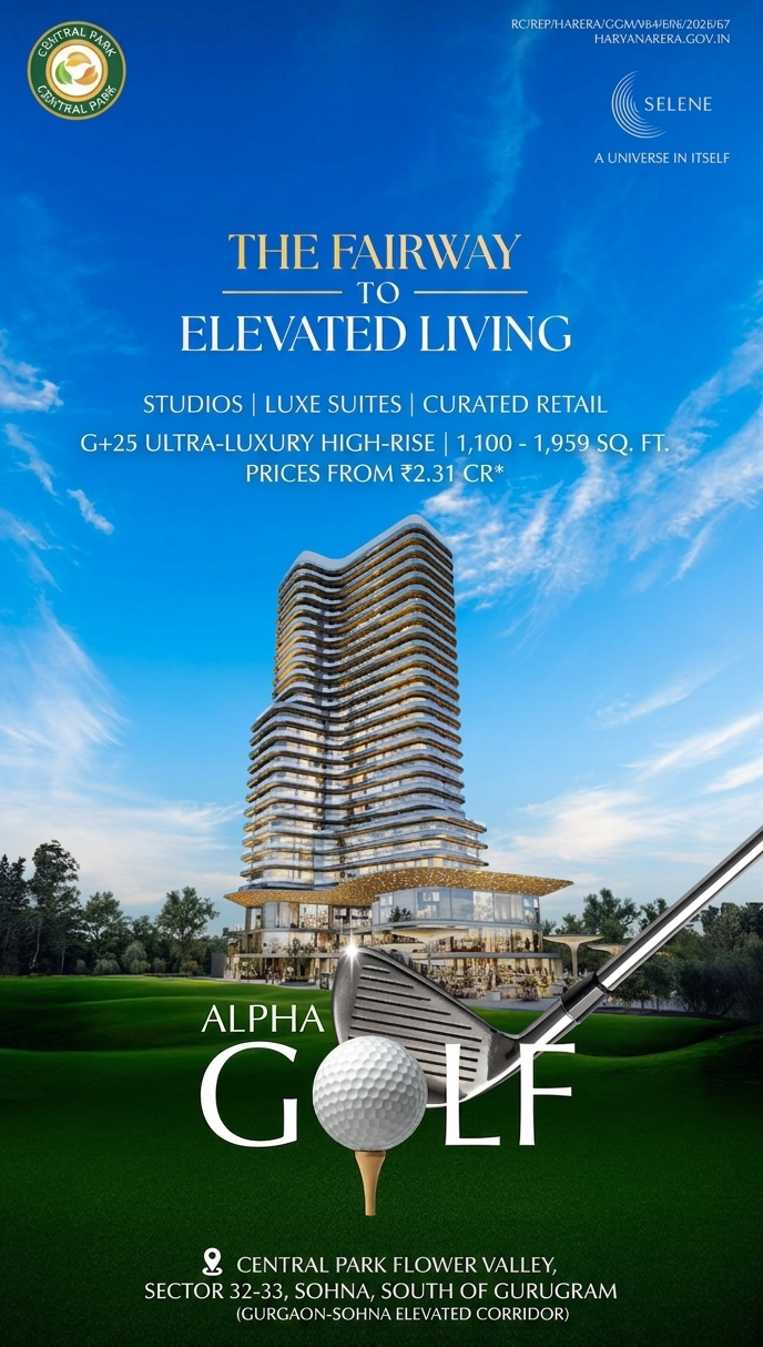 Central Park Selene Alpha Golf Studio Apartments & Suites Sohna Gurgaon