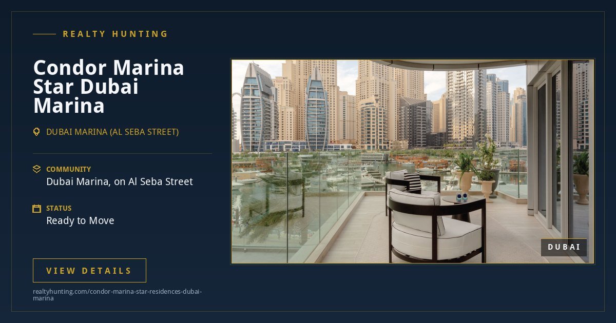 Condor Marina Star Residences Dubai Marina Dubai — photo 2