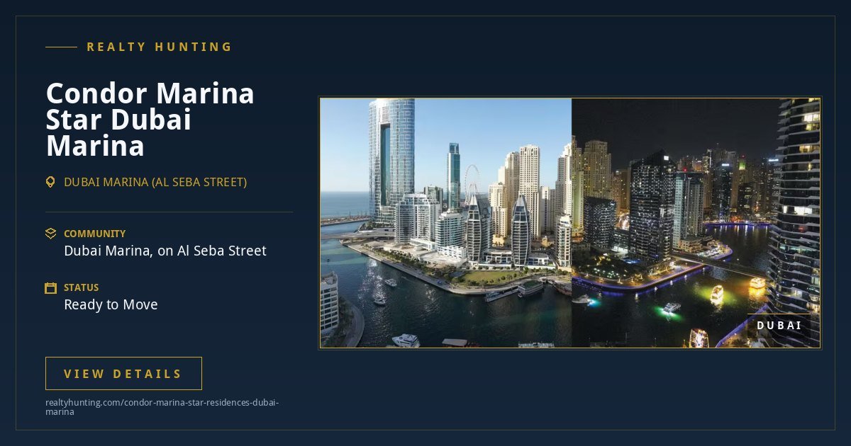 Condor Marina Star Residences Dubai Marina Dubai — photo 3