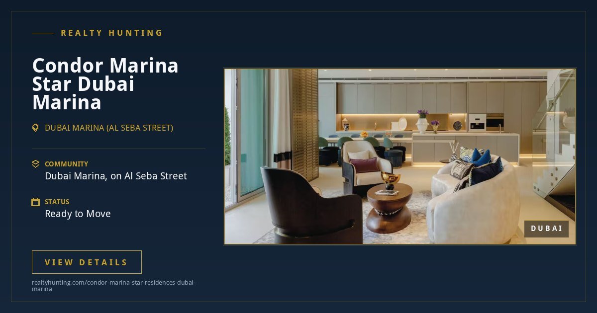 Condor Marina Star Residences Dubai Marina Dubai — photo 4