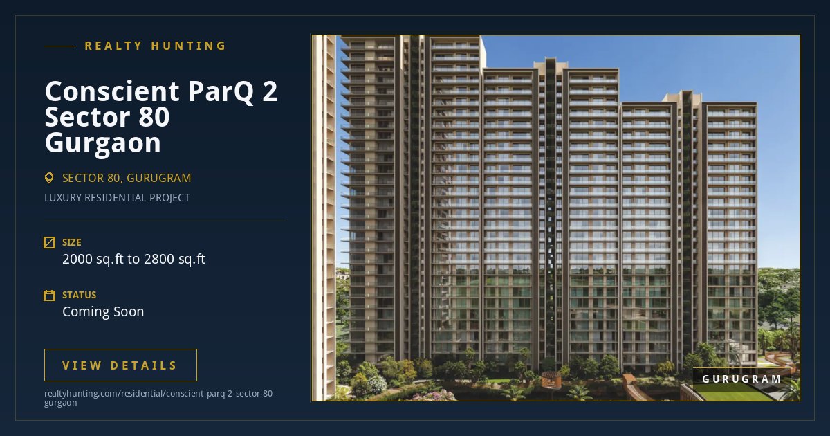 Conscient ParQ 2, Sector 80 Gurgaon — photo 2