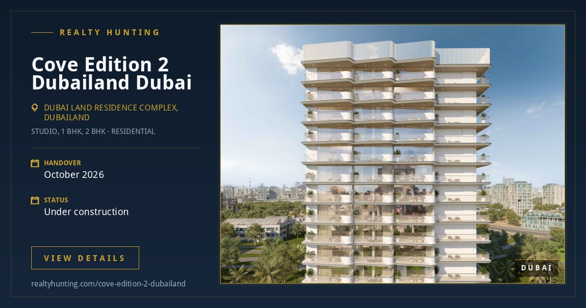 Cove Edition 2 Dubailand Dubai — photo 2