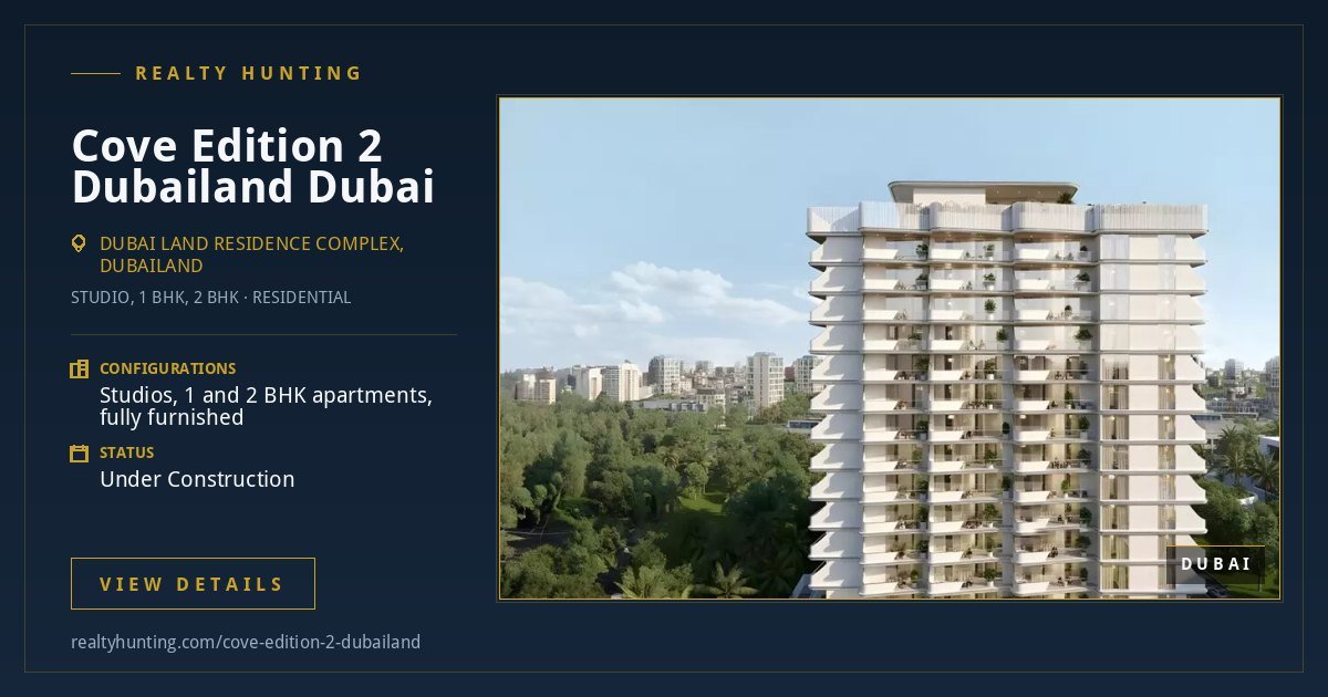 Cove Edition 2 Dubailand Dubai — photo 4