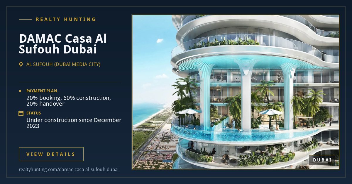 DAMAC Casa Al Sufouh Dubai — photo 2