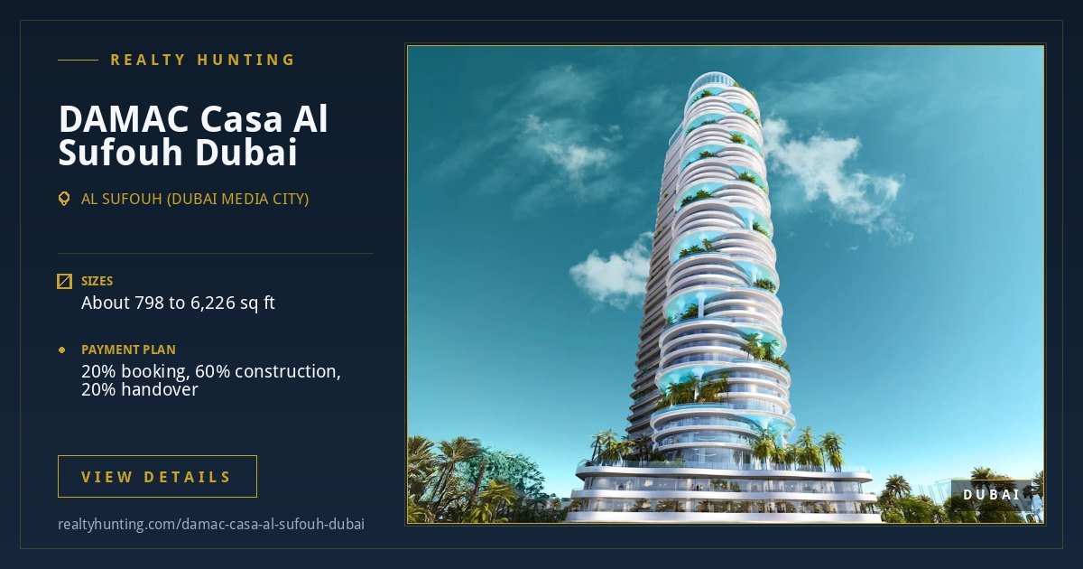 DAMAC Casa Al Sufouh Dubai — photo 4
