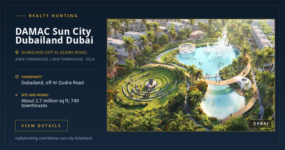 DAMAC Sun City Dubailand Dubai