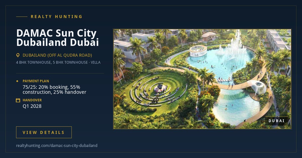 DAMAC Sun City Dubailand Dubai — photo 3