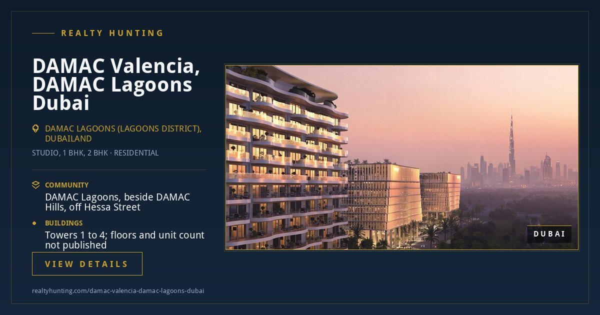 DAMAC Valencia DAMAC Lagoons Dubai