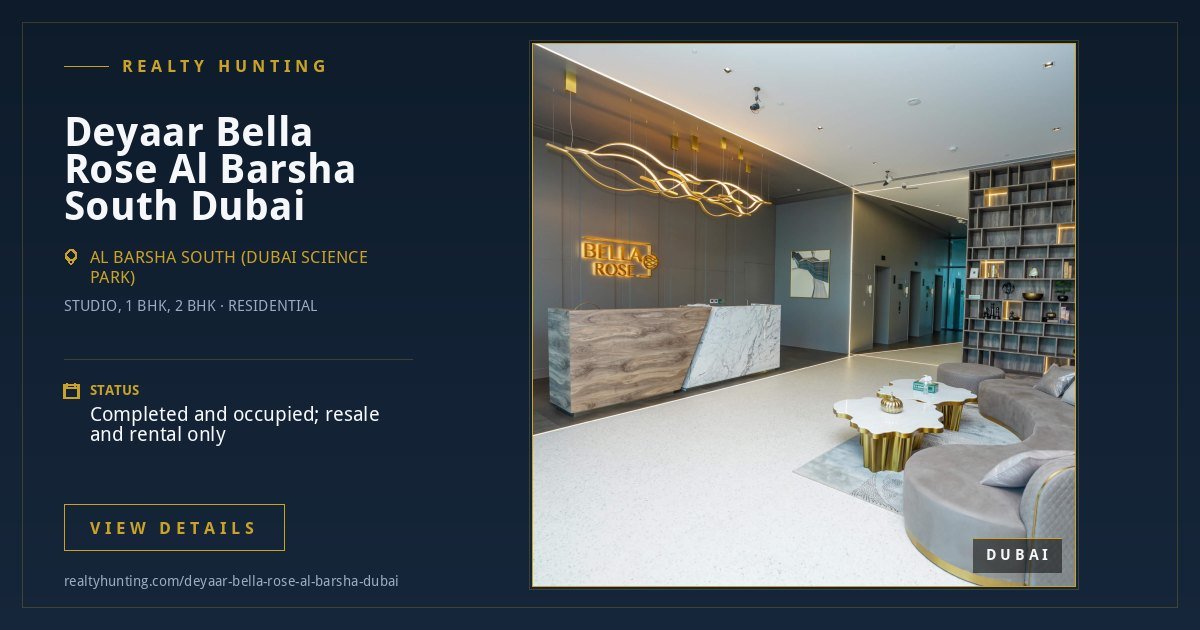 Deyaar Bella Rose Al Barsha South Dubai — photo 2