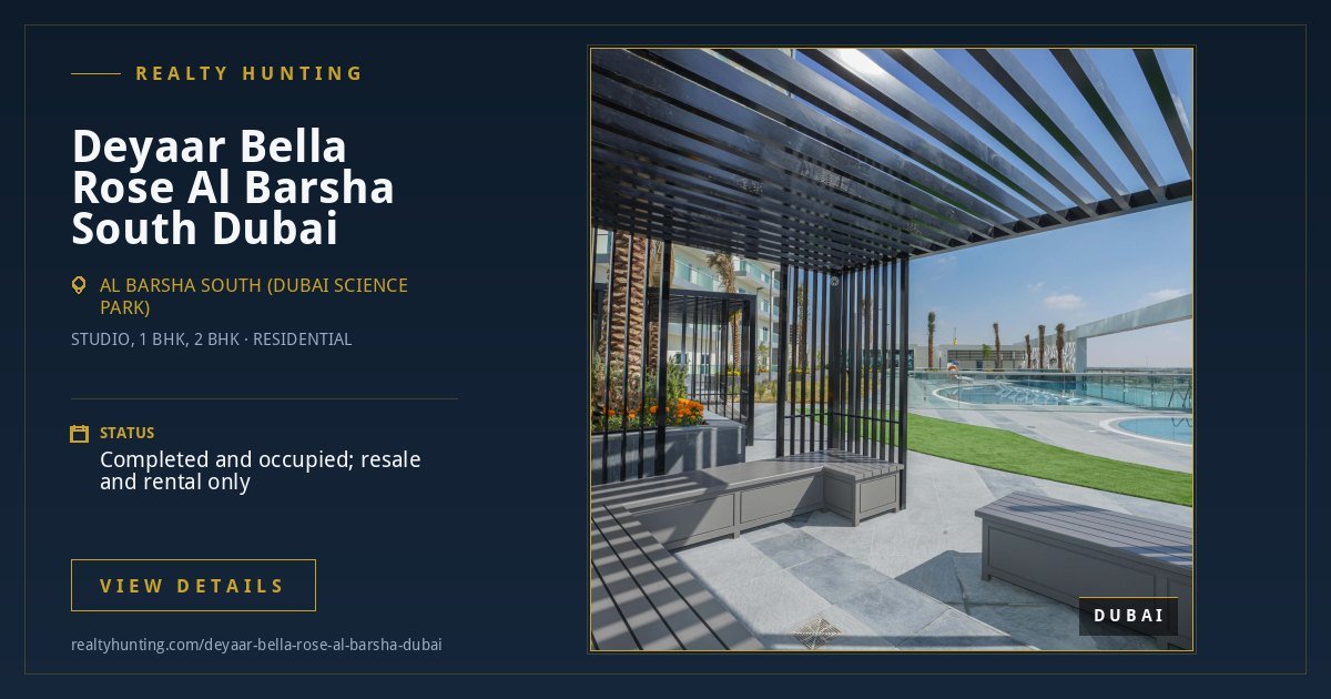 Deyaar Bella Rose Al Barsha South Dubai — photo 4