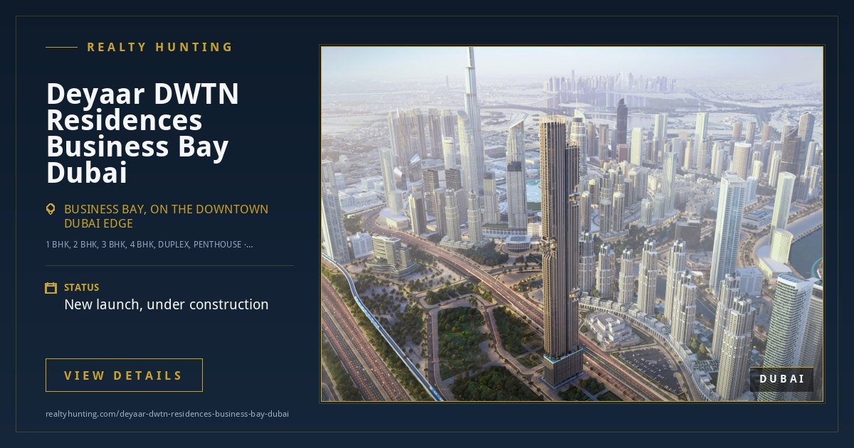 Deyaar DWTN Residences Business Bay Dubai — photo 4