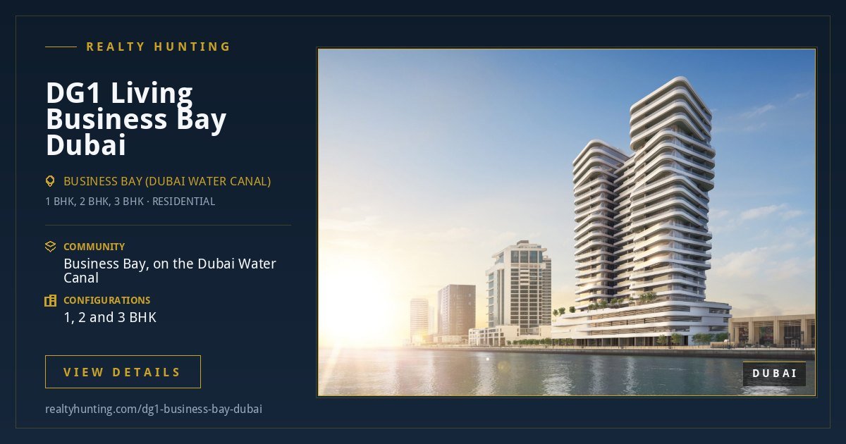 DG1 Living Business Bay Dubai