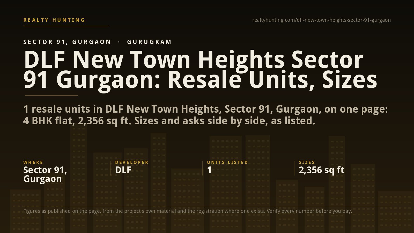 DLF New Town Heights Sector 91 Gurgaon