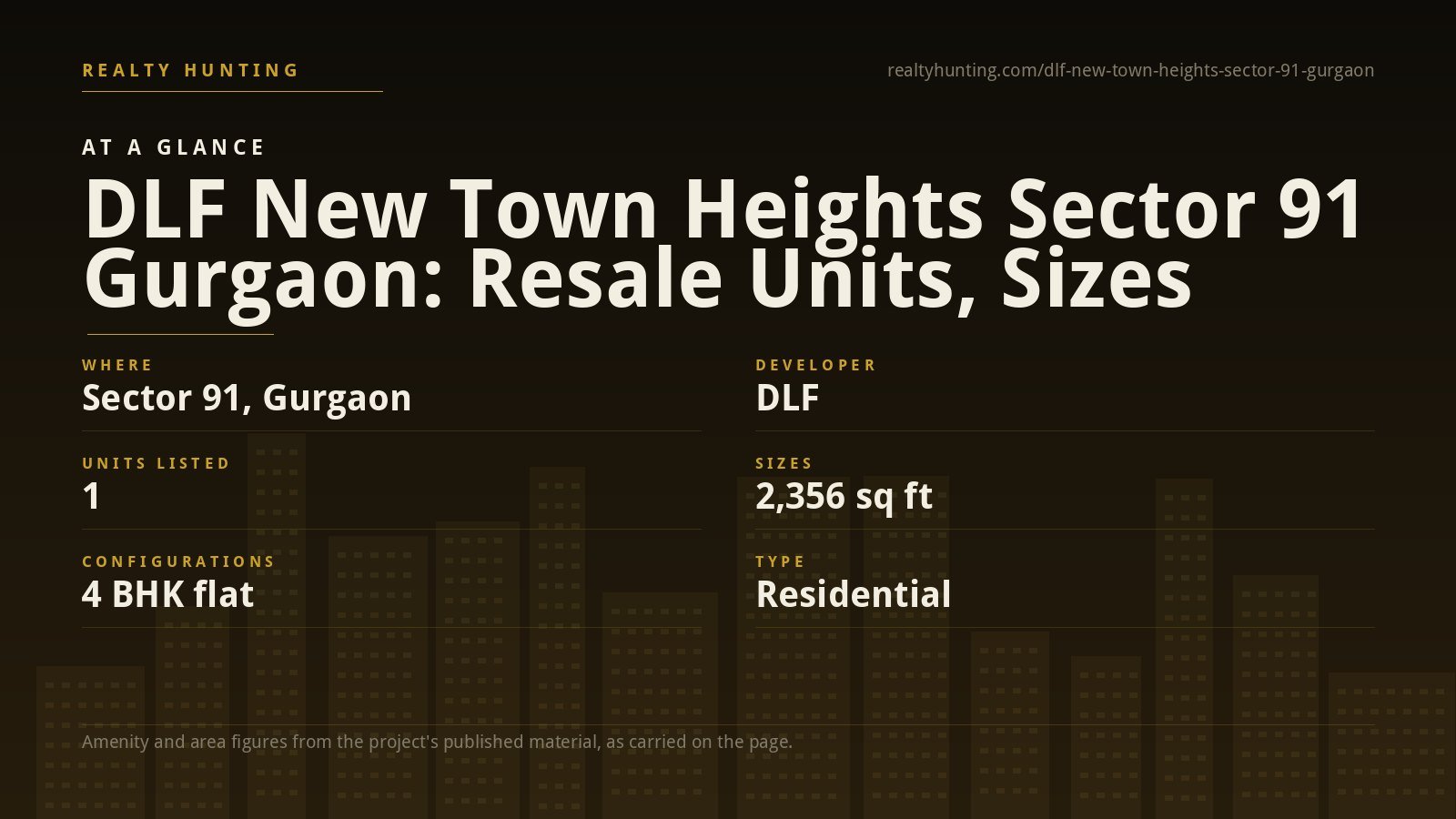 DLF New Town Heights Sector 91 Gurgaon — photo 2