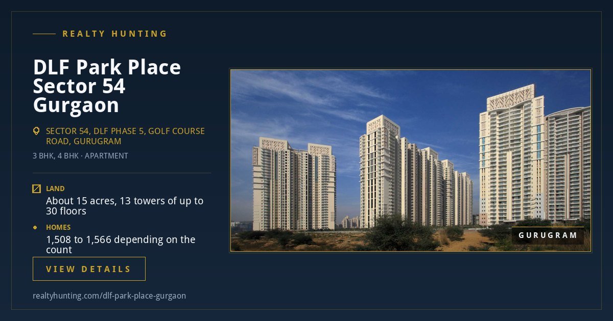 DLF Park Place Sector 54 Gurgaon