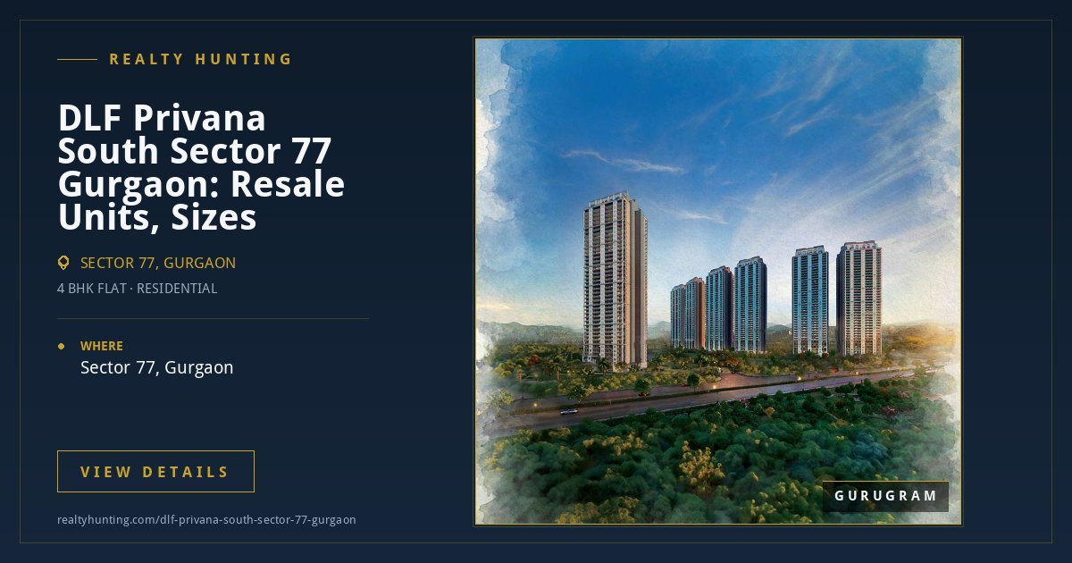 DLF Privana South Sector 77 Gurgaon