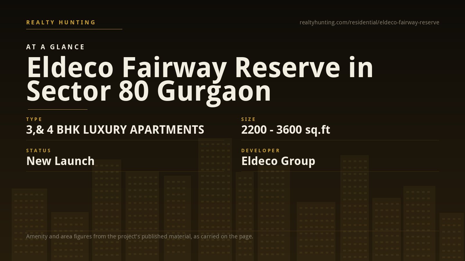 Eldeco Fairway Reserve — photo 1