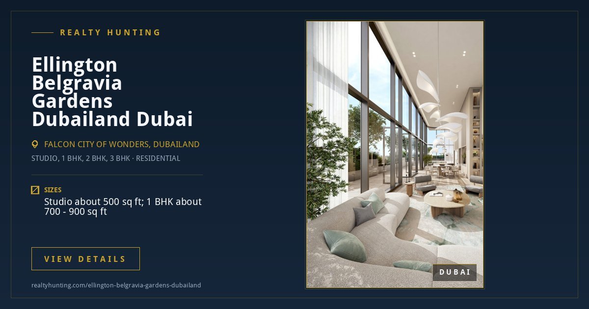Ellington Belgravia Gardens Dubailand Dubai — photo 2