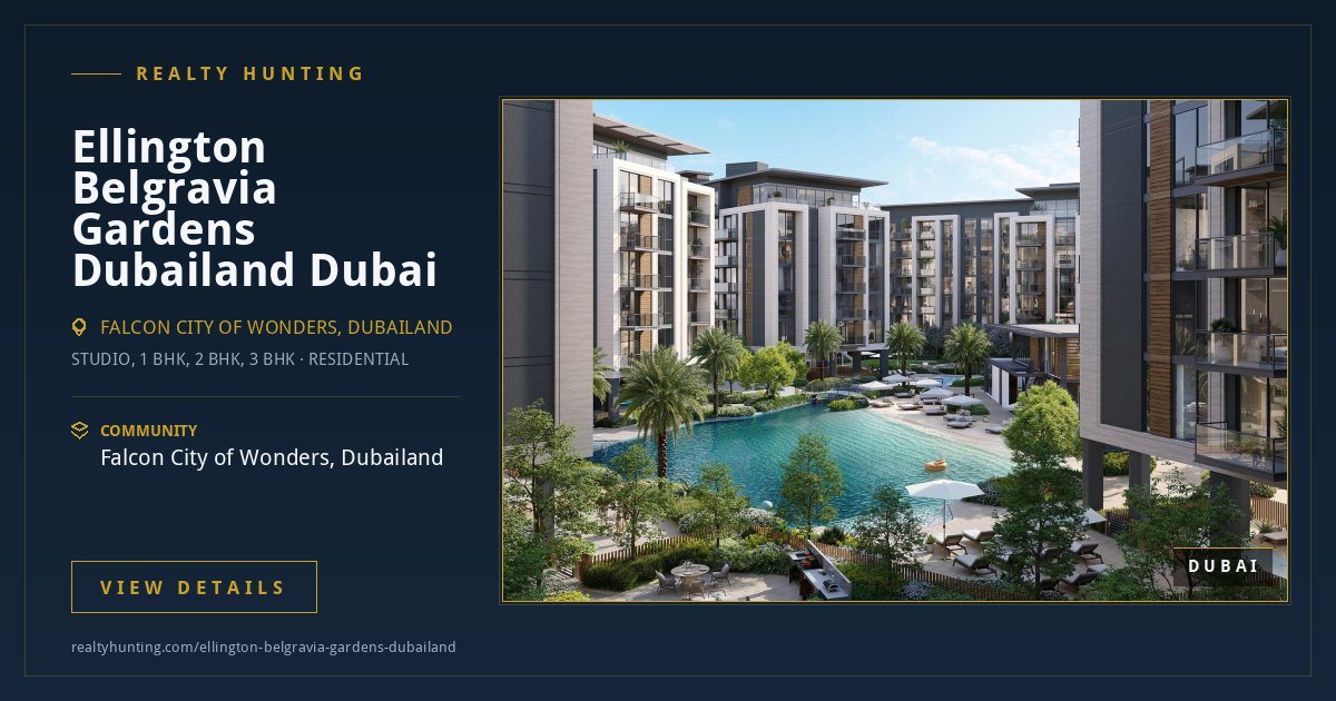 Ellington Belgravia Gardens Dubailand Dubai — photo 4