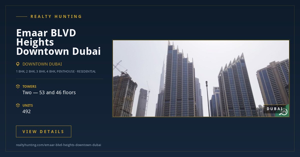 Emaar BLVD Heights Downtown Dubai — photo 2