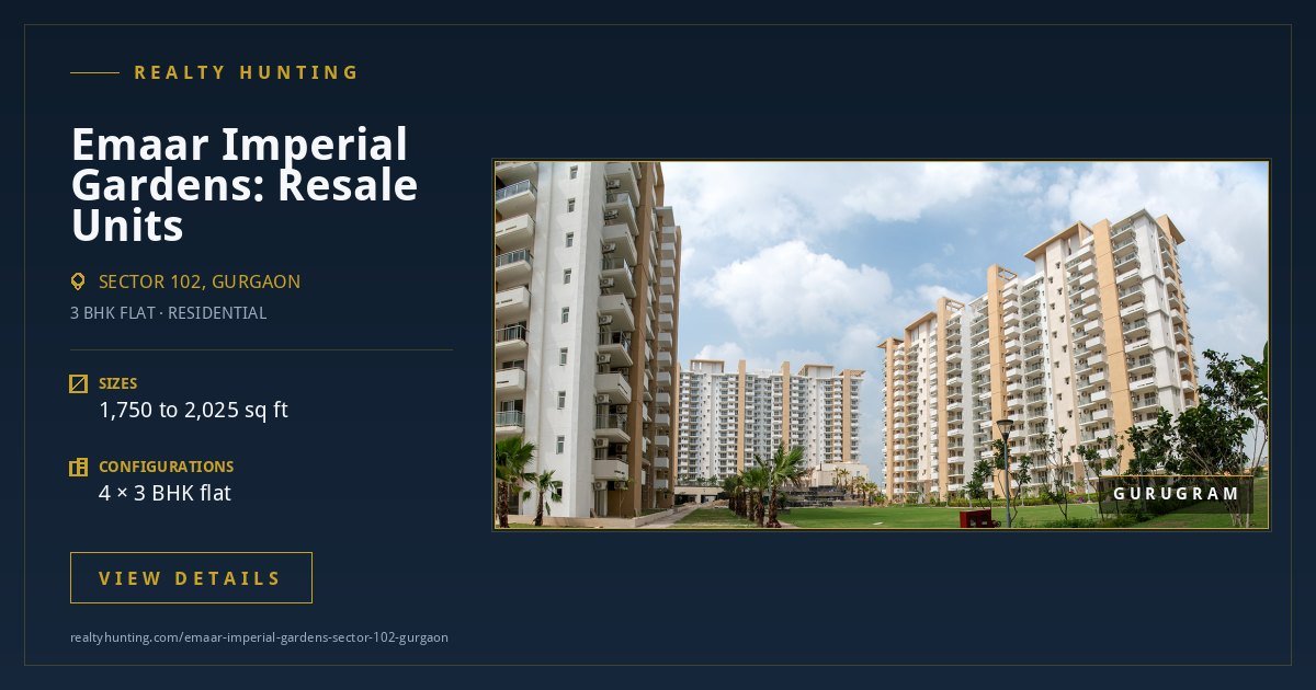 Emaar Imperial Gardens Sector 102 Gurgaon — photo 2