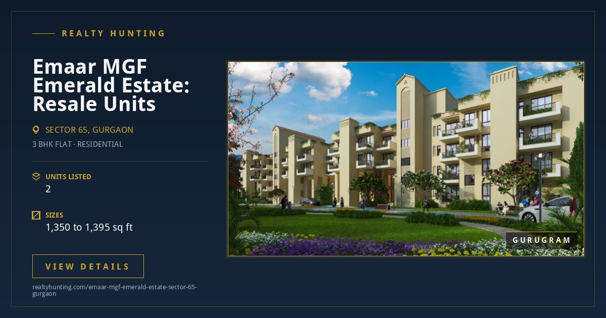 Emaar MGF Emerald Estate Sector 65 Gurgaon — photo 4