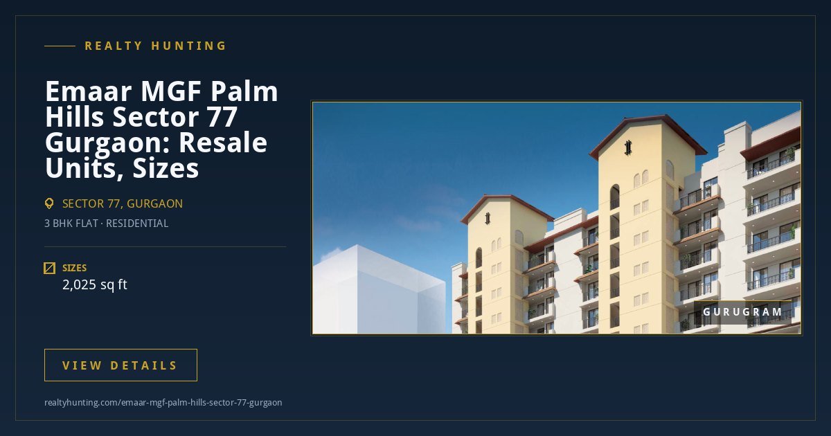Emaar MGF Palm Hills Sector 77 Gurgaon — photo 2