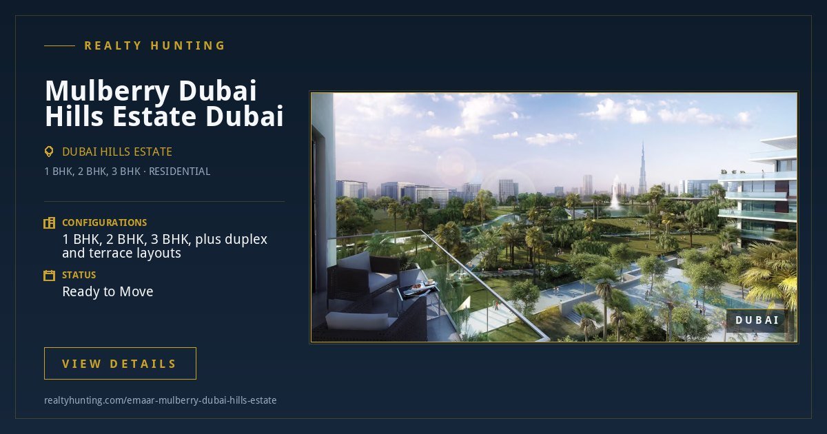 Mulberry Dubai Hills Estate — photo 4