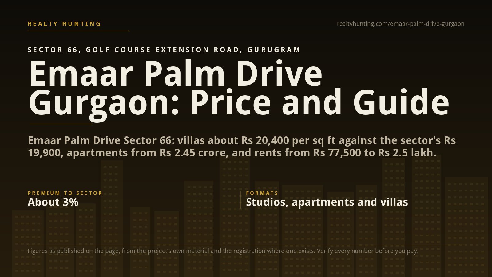Emaar Palm Drive Sector 66 Gurgaon — photo 1
