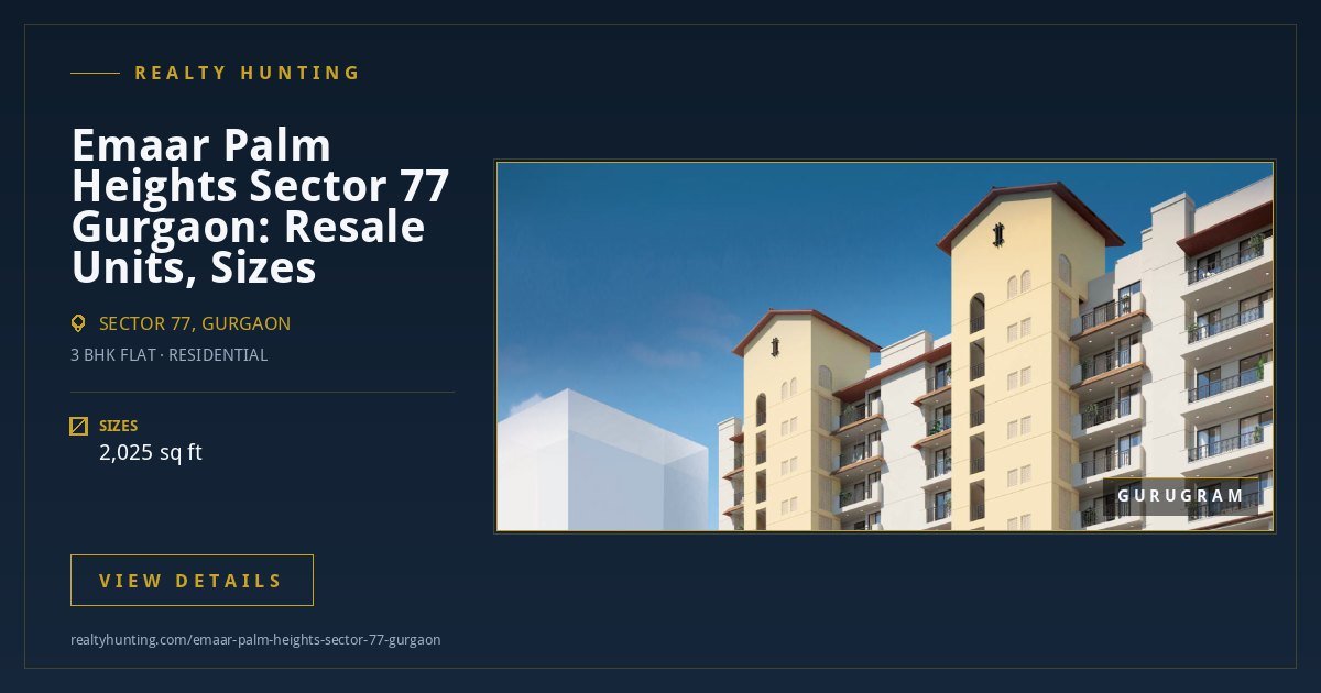 Emaar Palm Heights Sector 77 Gurgaon — photo 2