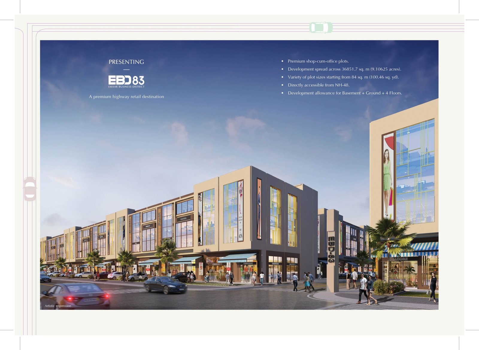Emaar SCO Plots Sector 83 Gurgaon - Emaar EBD 83