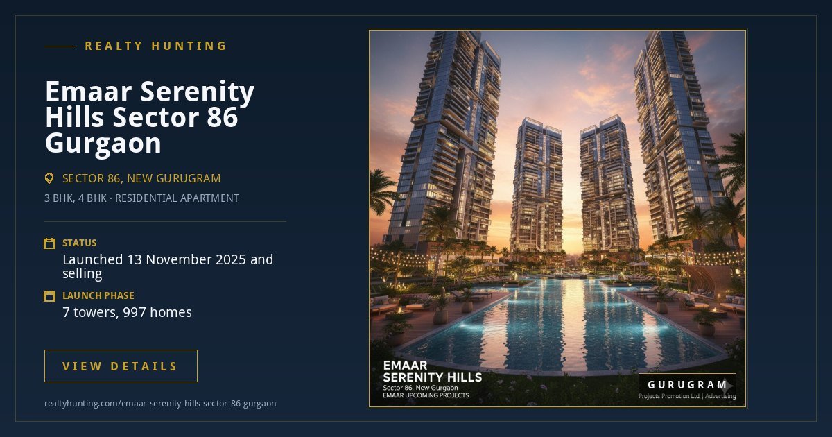 Emaar Serenity Hills Sector 86 Gurgaon — photo 2