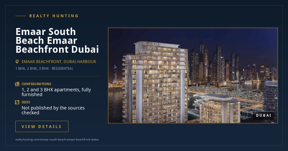 Emaar South Beach Emaar Beachfront Dubai — photo 4
