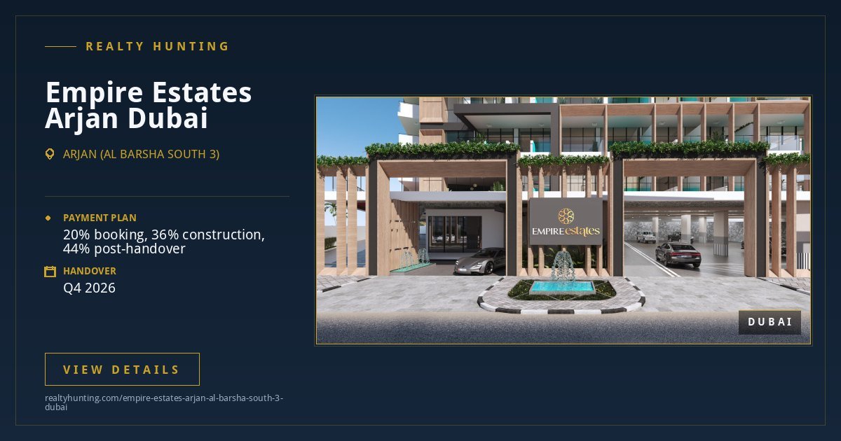 Empire Estates Arjan Dubai — photo 3