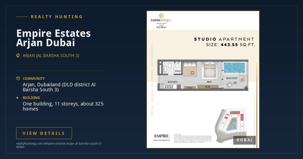 Empire Estates Arjan Dubai — photo 4