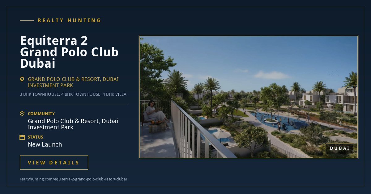 Equiterra 2 Grand Polo Club & Resort Dubai — photo 3