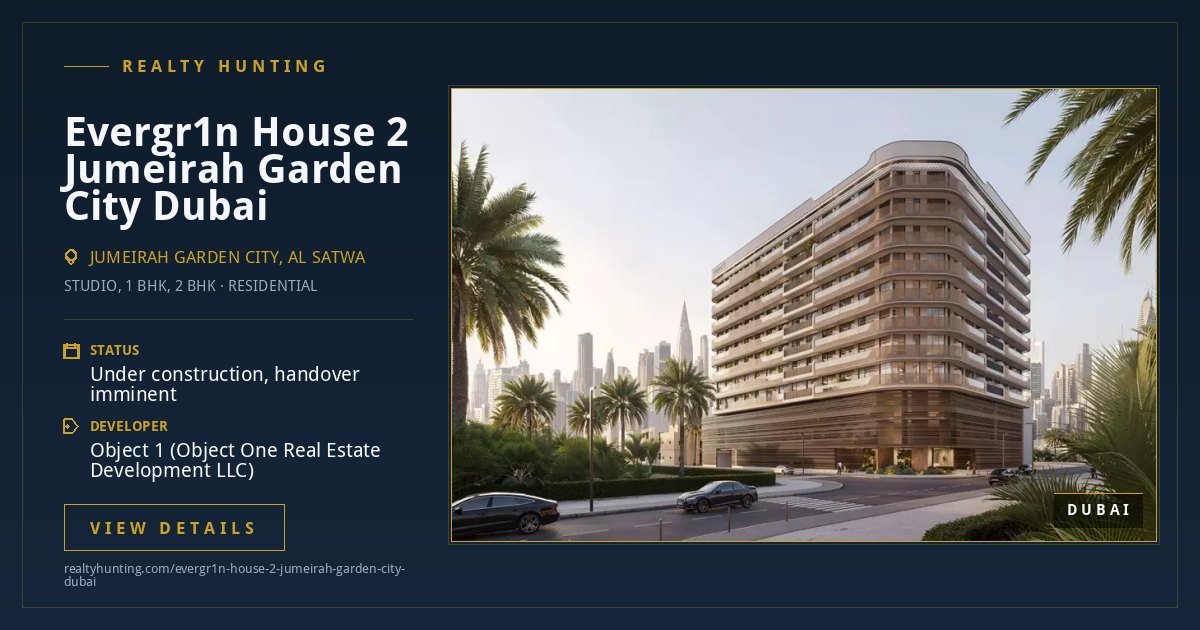 Evergr1n House 2 Jumeirah Garden City Dubai — photo 3