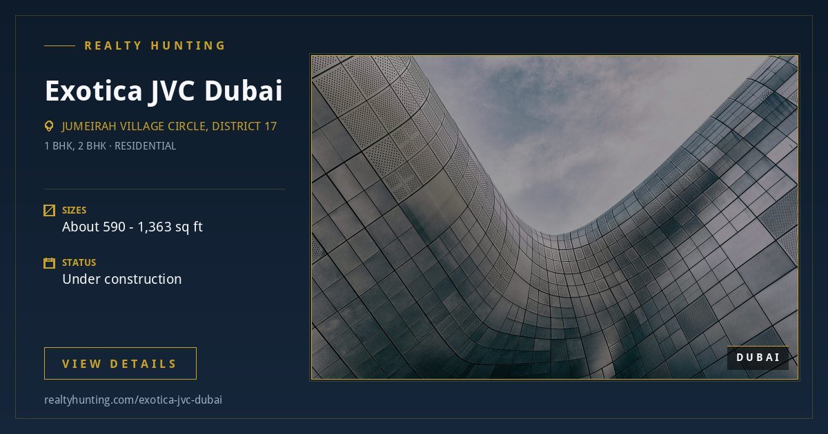 Exotica Jumeirah Village Circle Dubai — photo 2